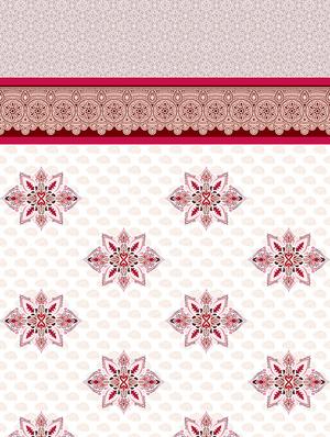 the oscar collection double bedsheet set super king size 180 tc cotton pink colour - 17554451 - Standard Image - 3