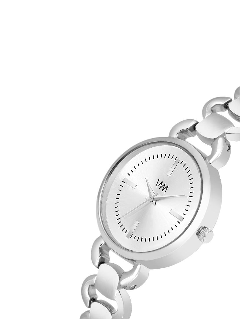watch me silver stainless steel silver dial watch for women wmal-368 - 17554536 - Zoom Image - 2