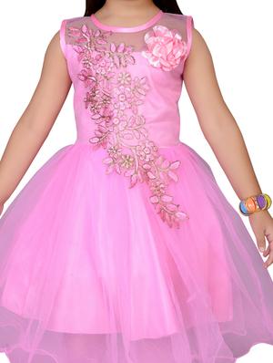 pink net frock - 17554708 - Standard Image - 4