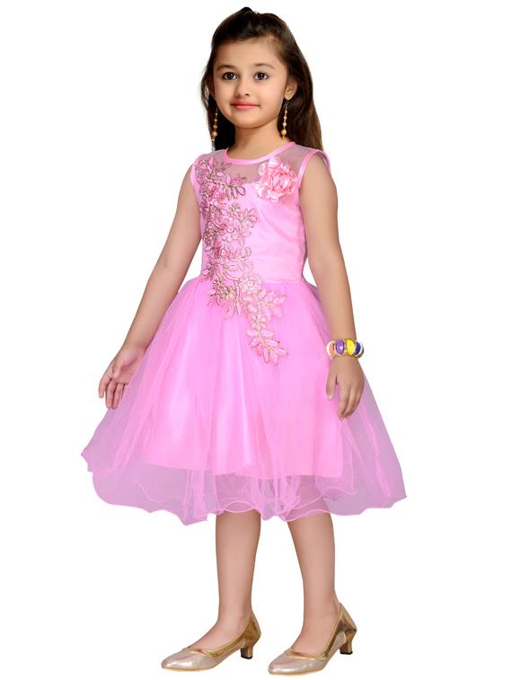 pink net frock - 17554708 - Zoom Image - 2