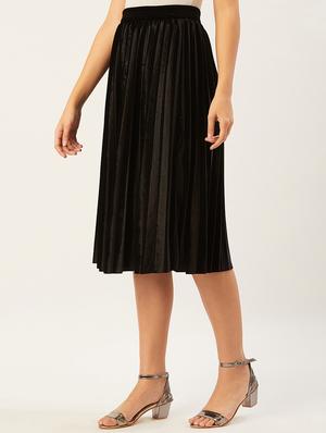 accordion pleated flared skirt - 17554791 - Standard Image - 2