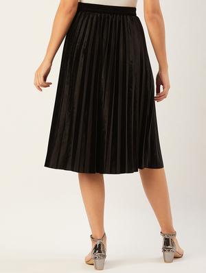 accordion pleated flared skirt - 17554791 - Standard Image - 3