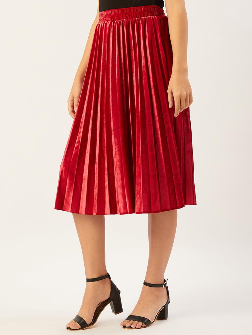 accordion pleated flared skirt - 17554793 - Zoom Image - 2
