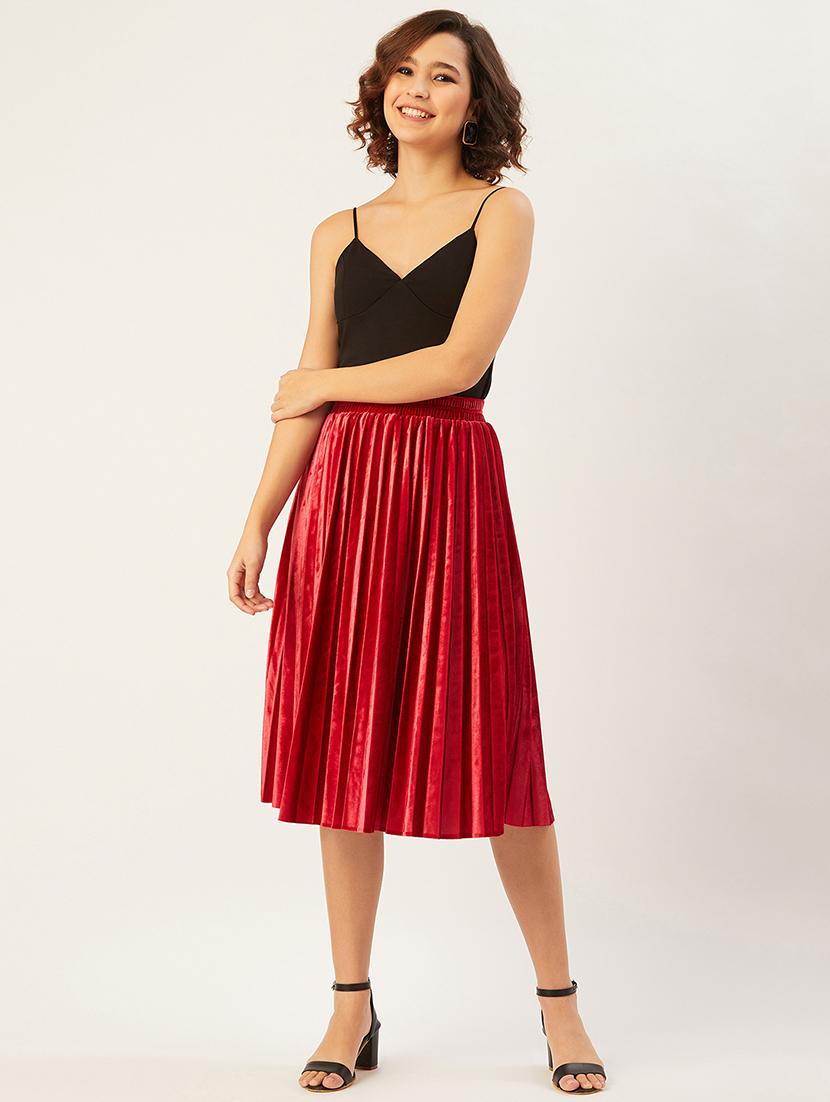accordion pleated flared skirt - 17554793 - Zoom Image - 4