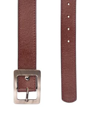 brown leather belt - 17555245 - Standard Image - 3