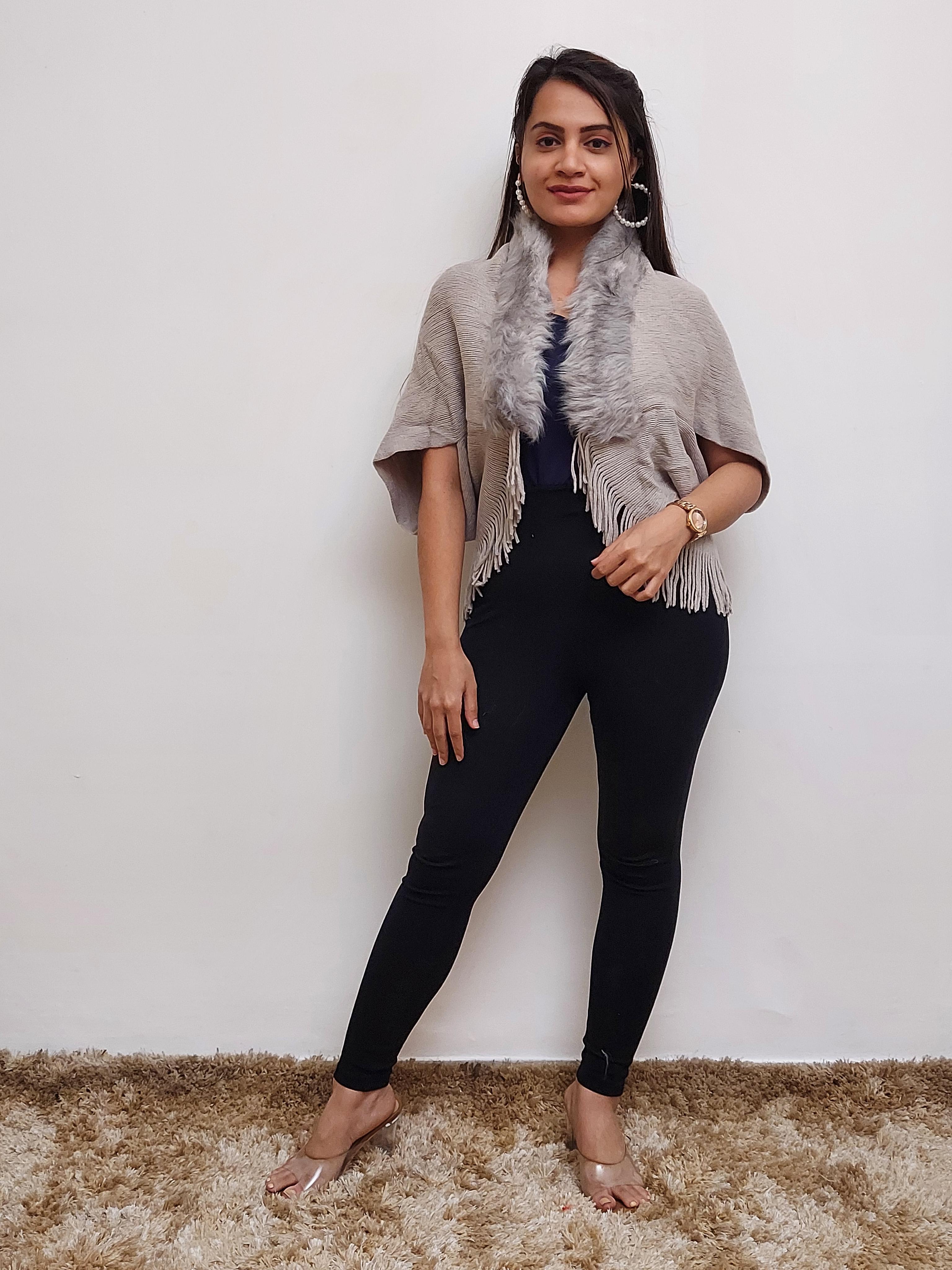 women woolen shrug - 17555409 - Zoom Image - 1