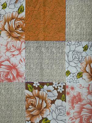 mysterious double bedsheet set king size 180 tc cotton orange colour - 17555580 - Standard Image - 3