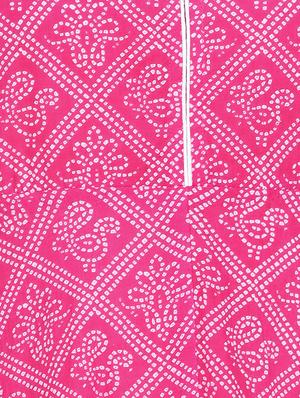 bandhani anarkali kurta - 17555771 - Standard Image - 4