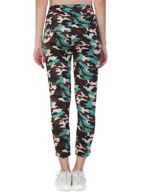 drawstring waist camouflage leggings - 17555878 - Standard Image - 3