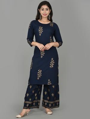 embellished straight kurta - 17556492 - Standard Image - 3