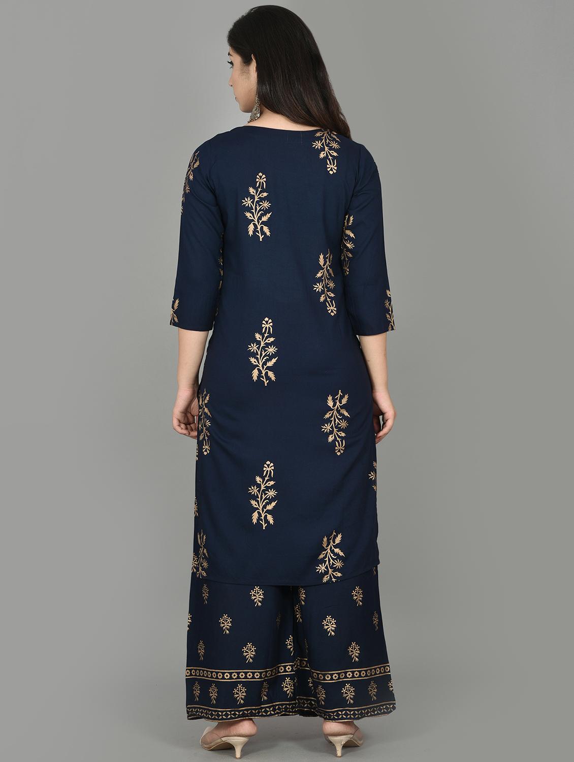 embellished straight kurta - 17556492 - Zoom Image - 4