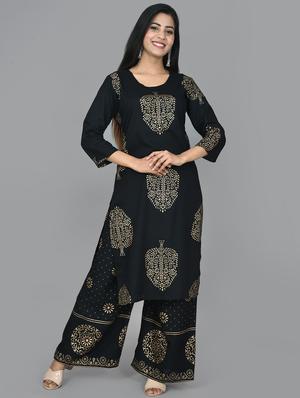 embellished straight kurta - 17556495 - Standard Image - 3