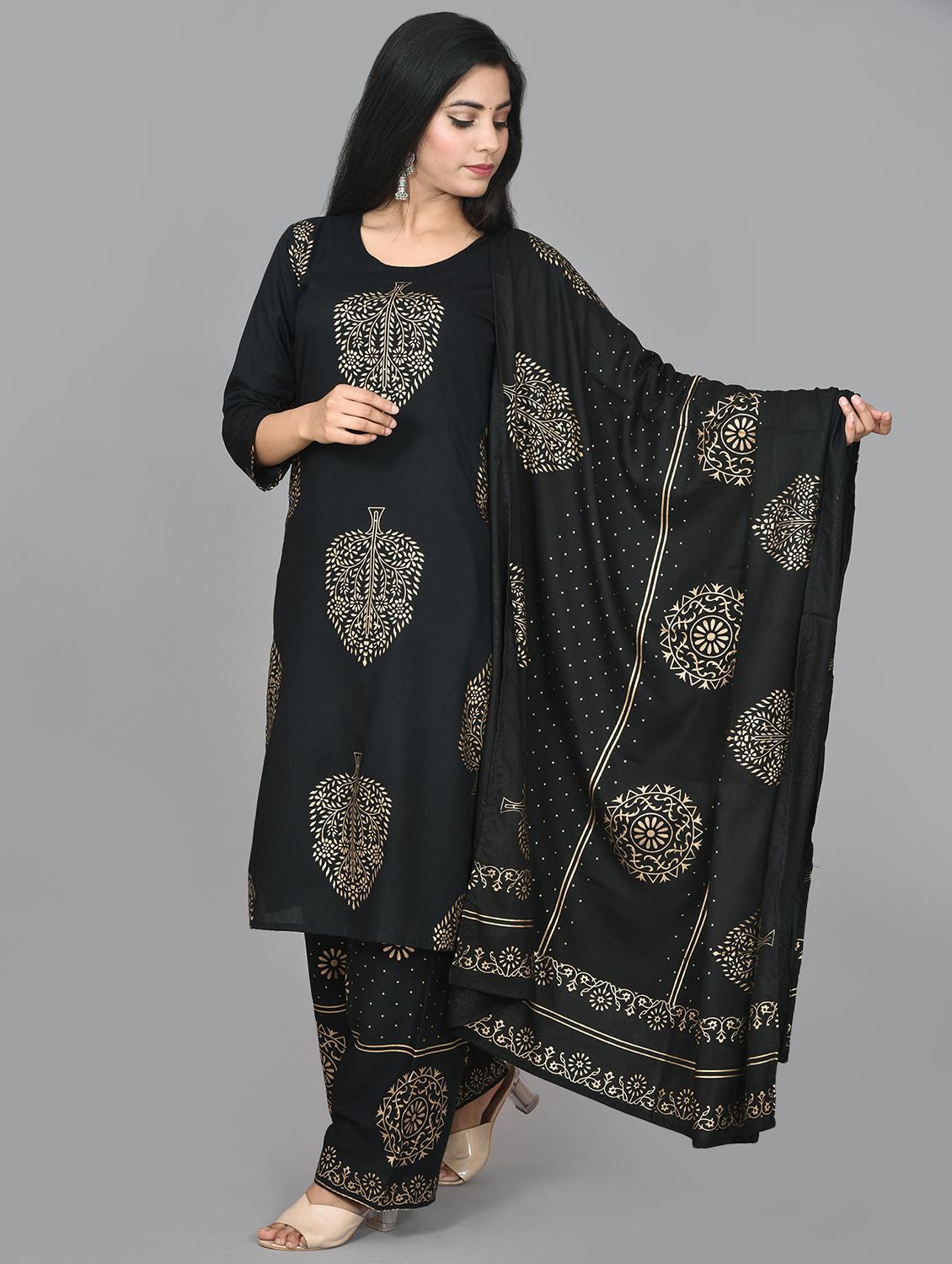 embellished straight kurta - 17556495 - Zoom Image - 1