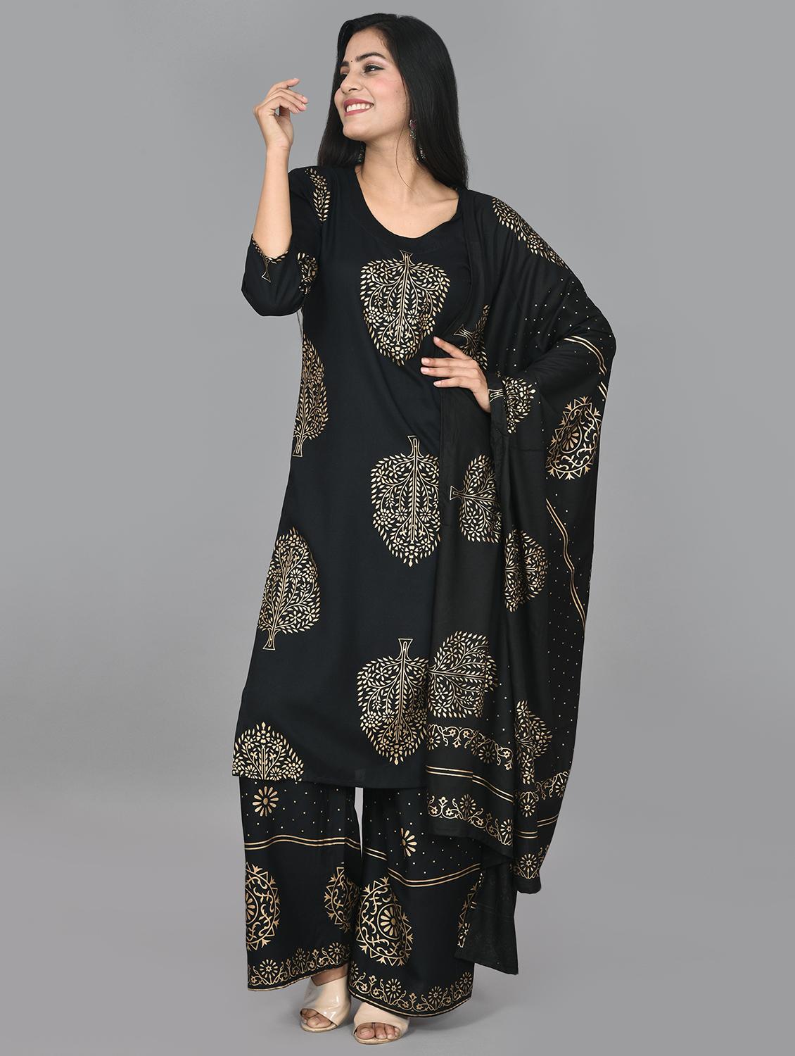 embellished straight kurta - 17556495 - Zoom Image - 4