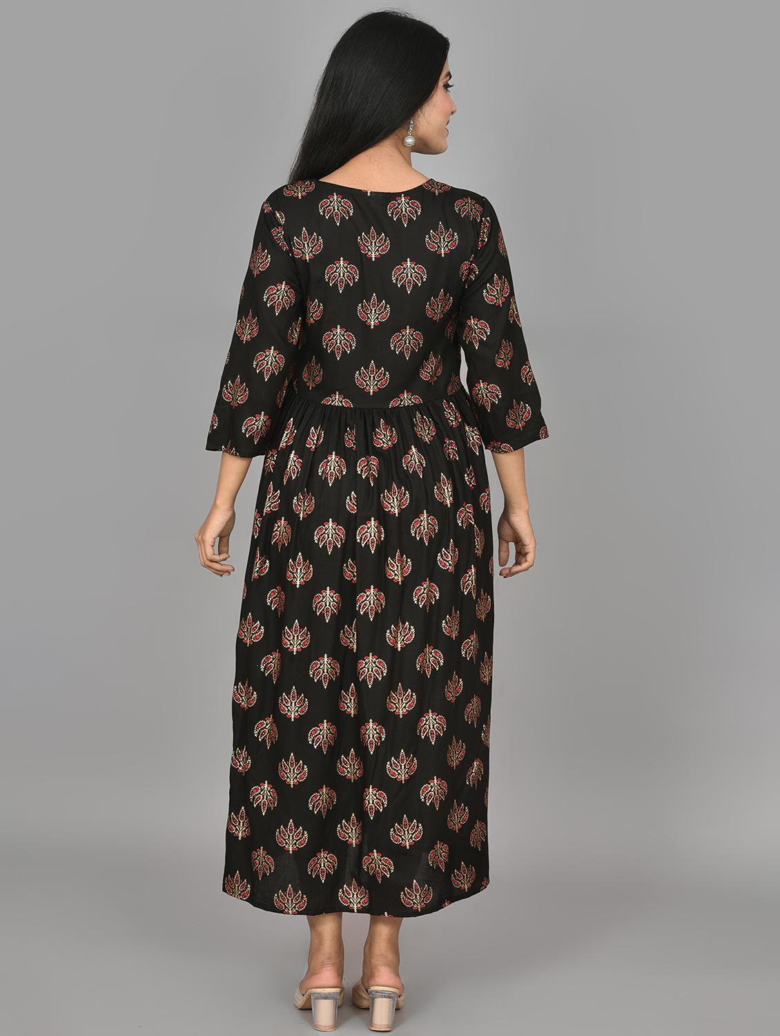 black rayon maternity wear - 17556522 - Zoom Image - 3