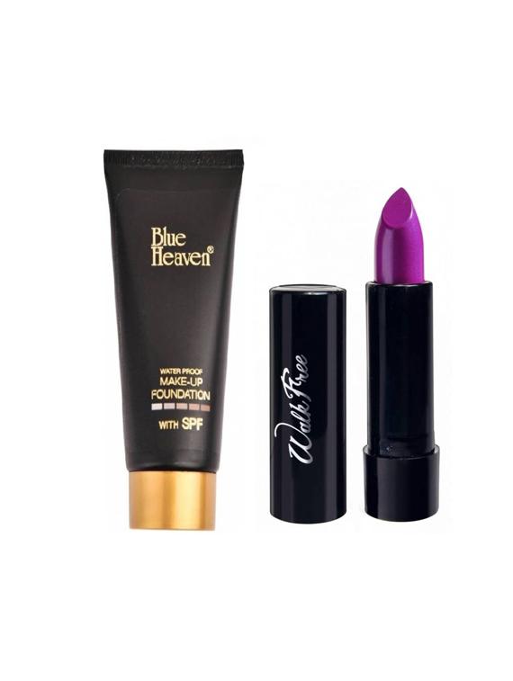 blue heaven pack of tube foundation and walkfree lipstick #8 - 17556632 - Zoom Image - 1
