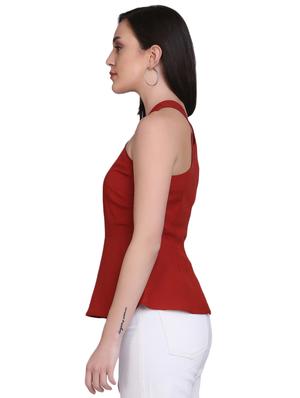 x-line neck solid top - 17556662 - Standard Image - 2