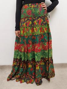 printed long flowy skirt - 17556996 - Standard Image - 2