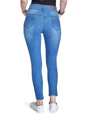 high rise stone washed jeans - 17557013 - Standard Image - 3