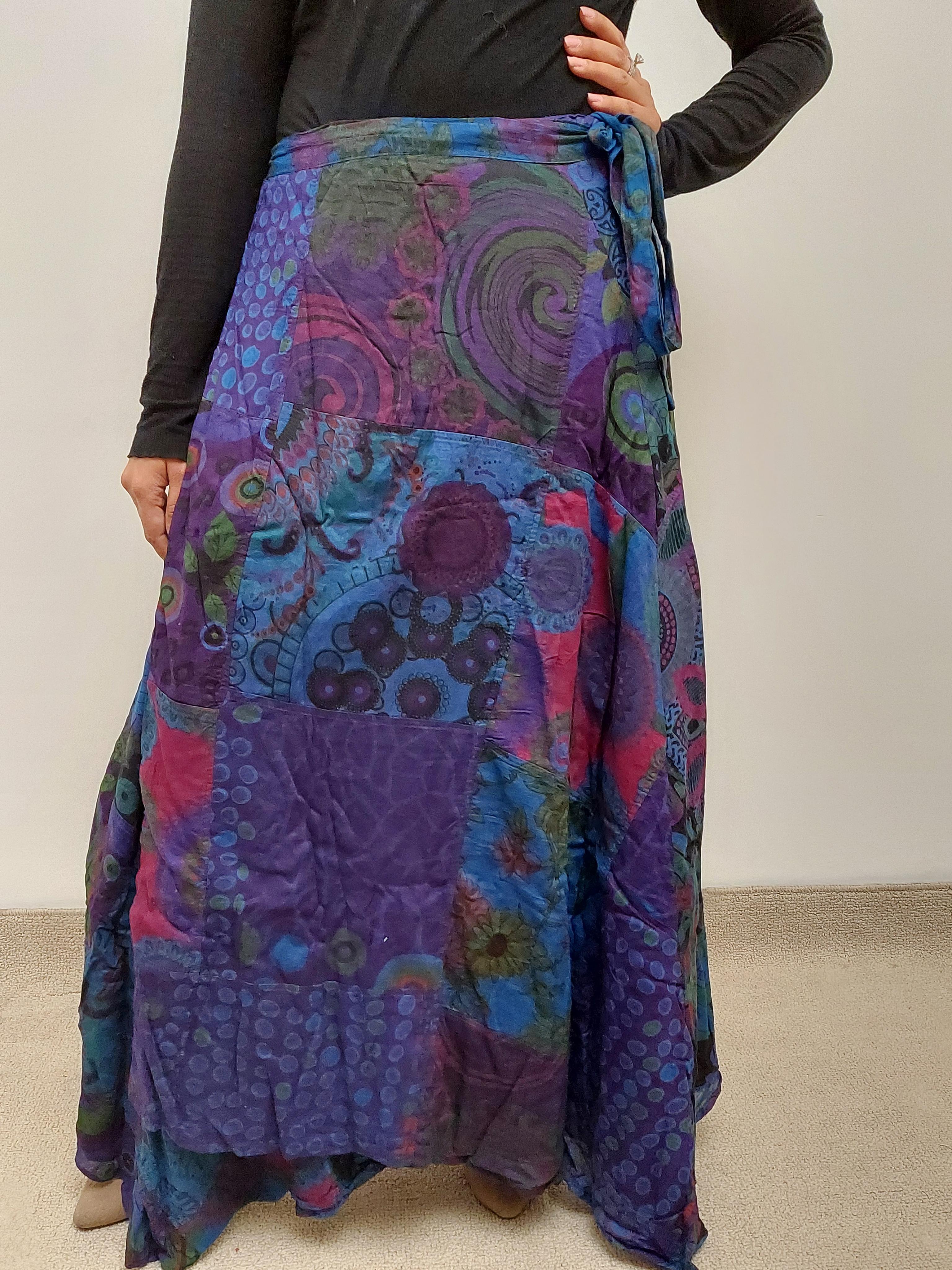 printed wrap around skirt - 17557049 - Zoom Image - 2