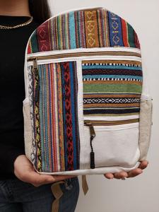 jute handmade backpack bag - 17557052 - Standard Image - 2