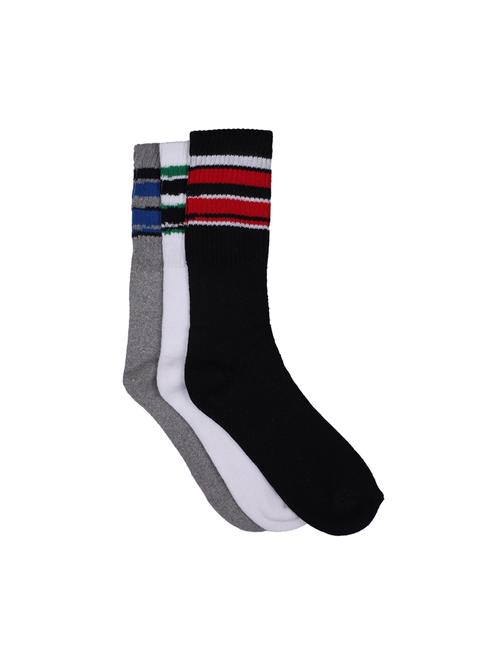 multi colored cotton above ankle length sock - 17557053 - Standard Image - 1