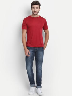 blue light washed denim jeans - 17557061 - Standard Image - 4
