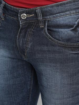 blue light washed denim jeans - 17557061 - Standard Image - 5