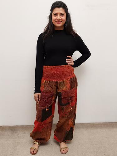 monochrome women harem pants - 17557068 - Standard Image - 1