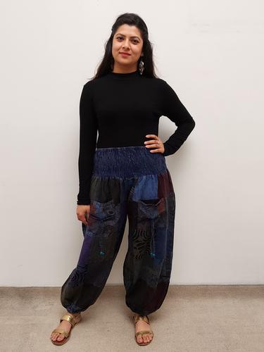 monochrome women harem pants - 17557070 - Standard Image - 1