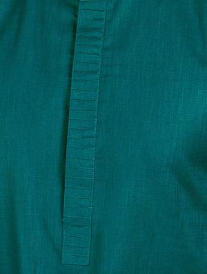 teal solid kurta pyjama set - 17557183 - Standard Image - 4