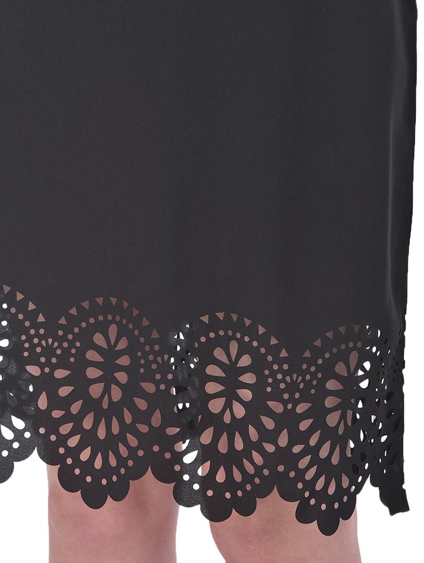cut work hem a-line dress - 17557209 - Zoom Image - 4