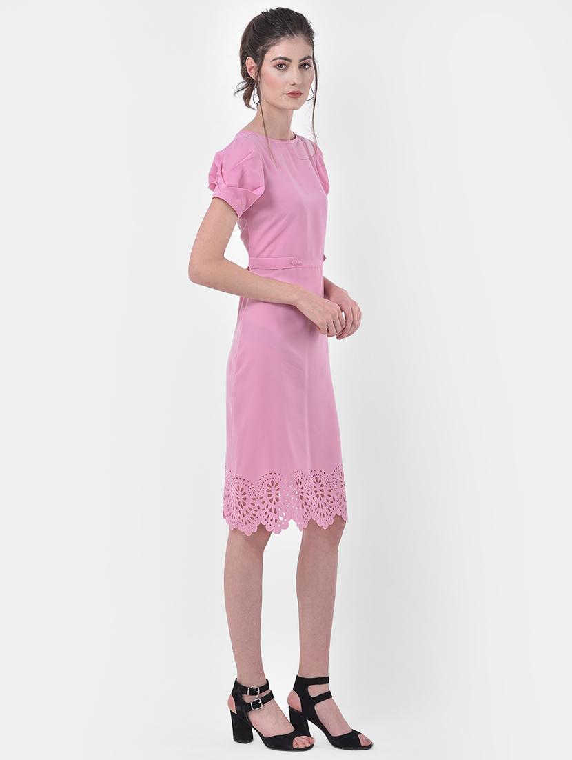cut work hem a-line dress - 17557210 - Zoom Image - 2