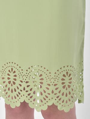 cut work hem a-line dress - 17557211 - Standard Image - 4