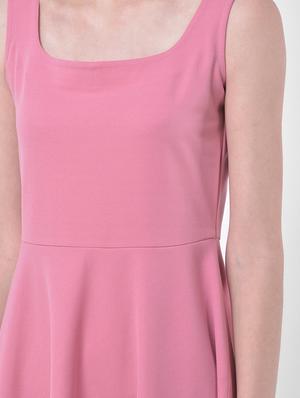 scoop neck fit & flare dress - 17557220 - Standard Image - 5