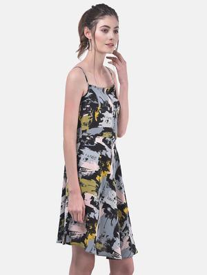 abstract printed camisole dress - 17557232 - Standard Image - 2