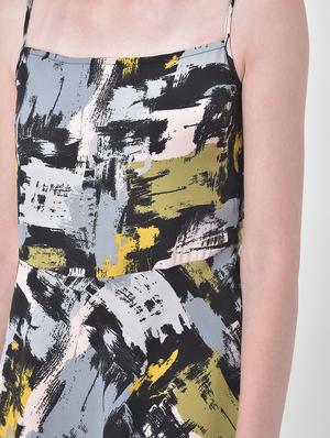 abstract printed camisole dress - 17557232 - Standard Image - 5