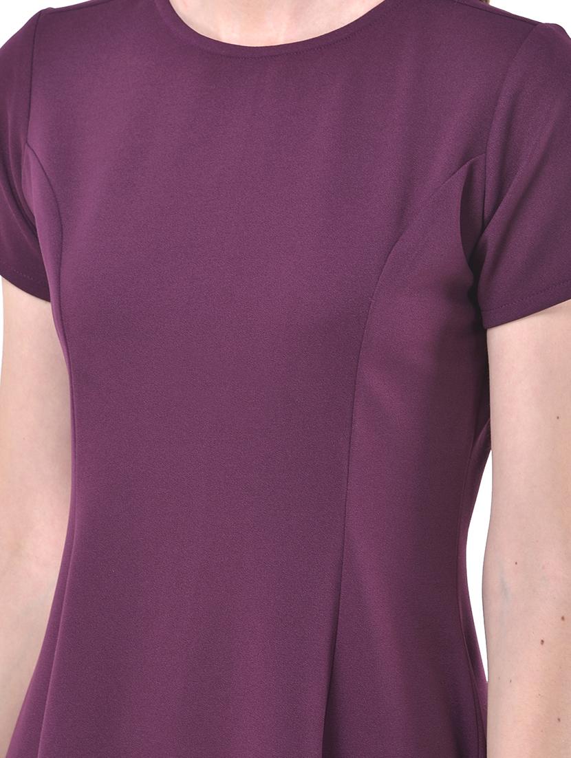 cut work detail fit & flare dress - 17557242 - Zoom Image - 5