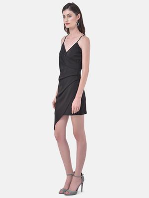 asymmetric solid bodycon dress - 17557257 - Standard Image - 2