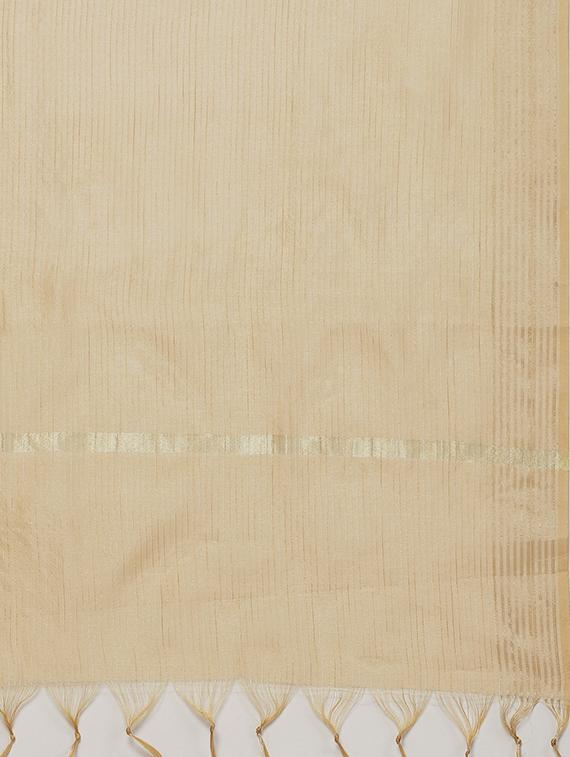 solid woven dupatta - 17557366 - Zoom Image - 2