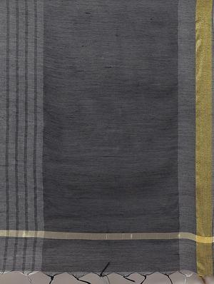 black art silk woven dupatta - 17557372 - Standard Image - 2