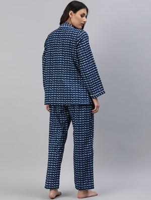 printed nightwear pyjama set - 17557400 - Standard Image - 3