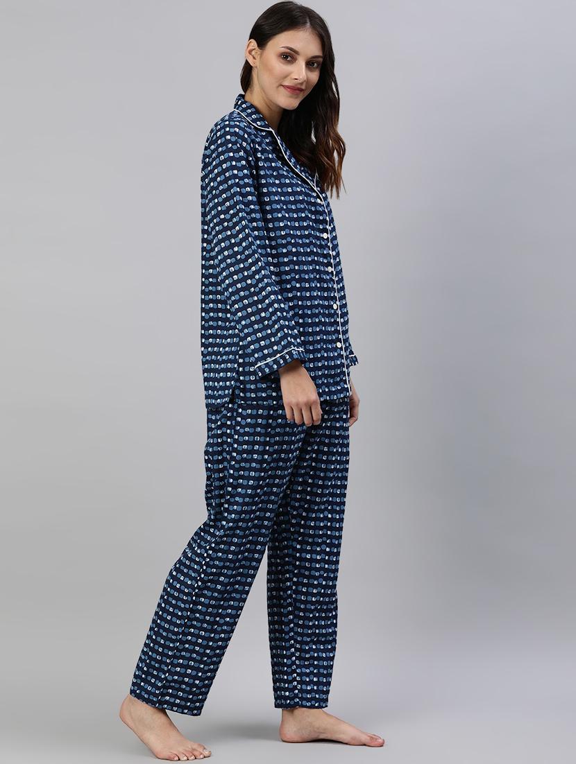 printed nightwear pyjama set - 17557400 - Zoom Image - 2