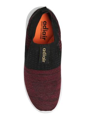 maroon slip on shoes - 17557402 - Standard Image - 3