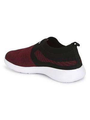 maroon slip on shoes - 17557402 - Standard Image - 3