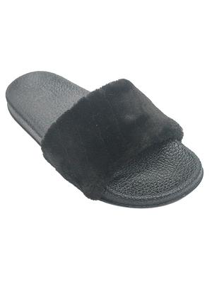 black slip on flip flop - 17557434 - Standard Image - 2