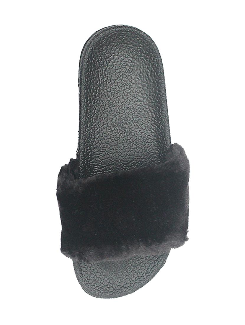 black slip on flip flop - 17557434 - Zoom Image - 5