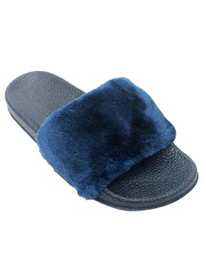 blue slip on flip flop - 17557436 - Standard Image - 2