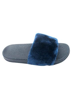 blue slip on flip flop - 17557436 - Standard Image - 3