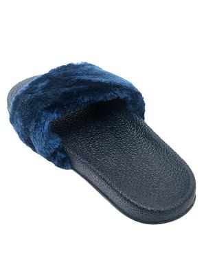 blue slip on flip flop - 17557436 - Standard Image - 4